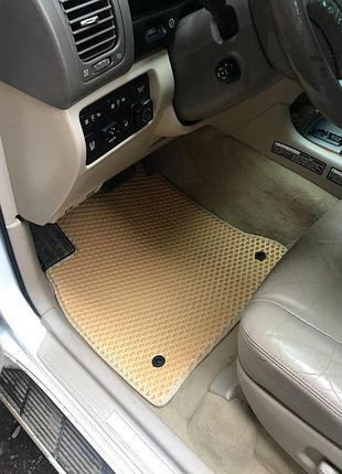 Коврики eva (бежевые) для toyota land cruiser 100 1998-2007 гг
