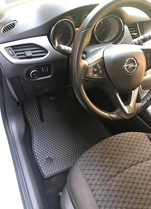 Коврики eva (черные) для opel astra k 2016-2021 гг