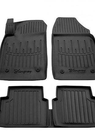 Резиновые коврики stingray 3d (sd) (5 шт, полиуретан) для opel vectra c 2002-2008 гг