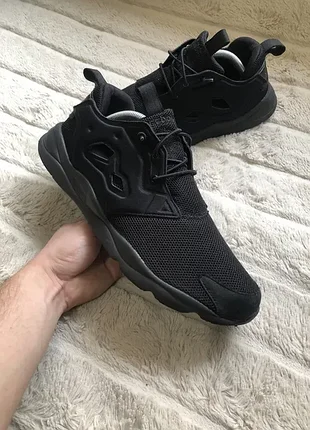 Reebok furylite om (43) 28см мужские кроссовки черные оригинал летние