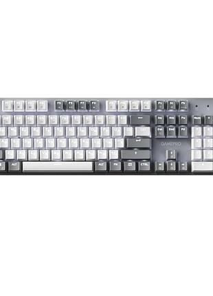 Клавиатура gamepro genesis metallic mk144g для геймеров gray