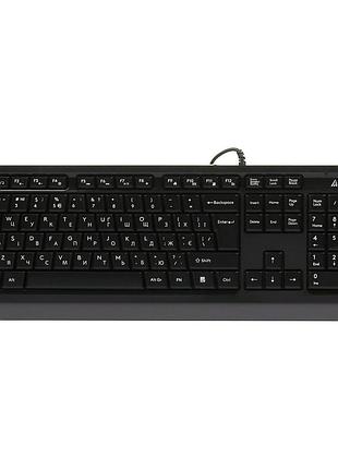 Клавиатура a4tech fks10 мембранная 104 клавиши black/grey