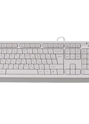 Клавиатура a4tech fstyler fks10 usb eng/ukr white