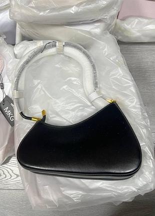 🤍 velisse bag black/gold 27 х 12 х 7 см