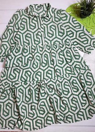 Легкое длинное депусное платье zara