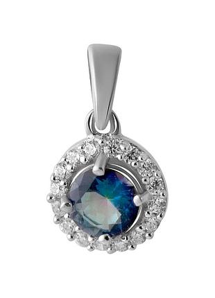 Срібна підвіска proba з містик топазом 0.6ct (2049128)