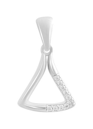 Срібна підвіска proba з фіанітами 0.1ct (2197843)
