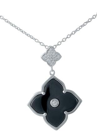 Серебряное колье proba с керамикой, вес изделия 6,08 гр (1982594) 450500 размер