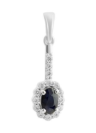 Срібна підвіска proba із сапфіром 0.992ct (2214021)