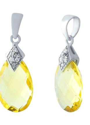 Срібна підвіска proba з цитрином nano 4.759ct (1967317)