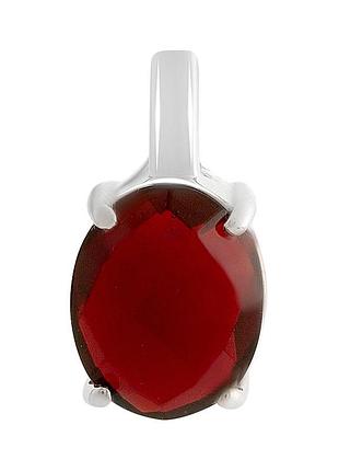 Серебряная подвеска proba с гранатом nano 2.188ct (60002409)
