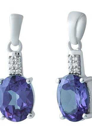 Срібна підвіска proba з александритом 3.411ct (1919026)