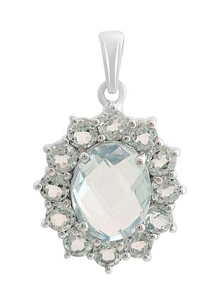 Срібна підвіска proba з топазом 4.447ct (2212348)
