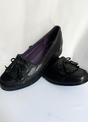 Шкіряні  жіночі лофери hotter comfort concept