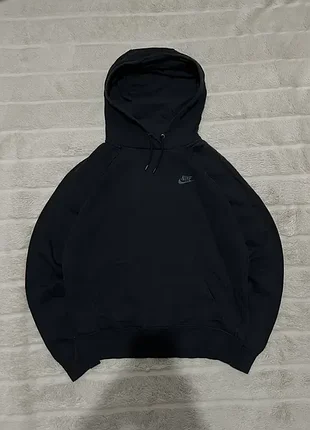 Nike nsw (s) essential hoodie худи черное женское оригинал кофта