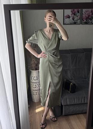 Сатинова сукня, плаття shein