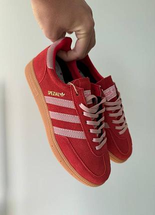 😍 кросівки жіночі adidas spezial bright red