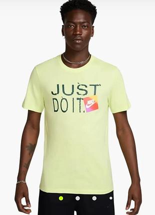Футболка мужская nike sw yellow размер м оригинал