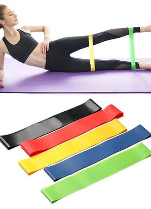 Новий комплект набір резинок для тренування фітнесу тренувань 5шт