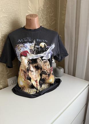 Хлопковая женская футболка harry potter