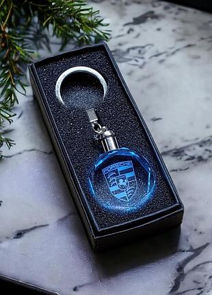 Led брелок кристал porsche