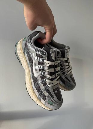 😍 кросівки жіночі nike p6000 grey/green