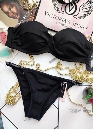 Victoria's secret купальник с перекрутом 32b 32c 32d 34a 34b 34c 34c 34dd 34dd 36b 36c 36c 36d 36dd 36e 38b 38c 38d xs s m l xl базовый классический бандо