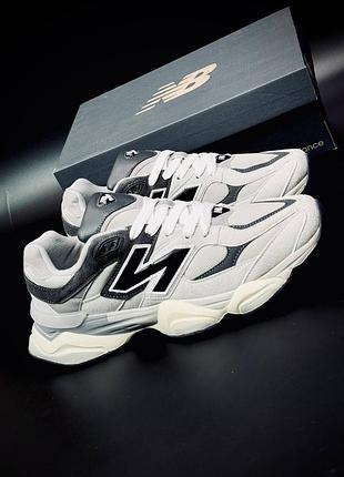Кросівки new balance 9060 унісекс сірі стильні 36–45