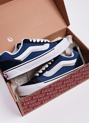 Оригинальн! сша! унисекс кеды vans knu skool shoe blue vn0009qcnwd кроссовки новое состояние