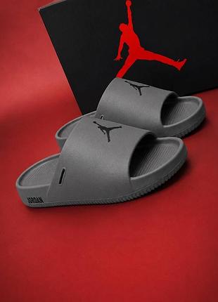 Чоловічі шльопанці jordan franchise slide  жіночі шльопанці jordan сірі женские/мужские шльопанцы джордан