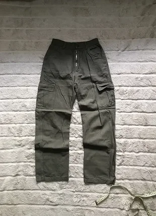 Cargo pants (s/xs) хаки карго брюки штаны женские