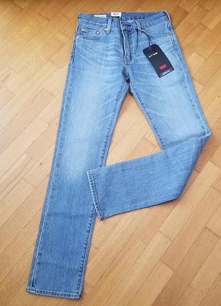 Джинсы levi's 511 slim w27 l32 фирменные