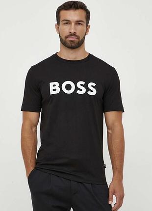 Черная футболка от boss размер xl