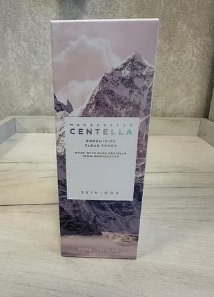Тонер для догляду за порами skin1004 madagascar centella poremizing clear toner 210ml
