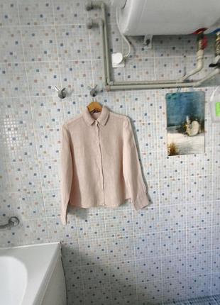 Рубашка лен zara.