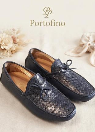 Женские анатомические плетенные мокасины,натуральные лоферы portofino,италия,р.40