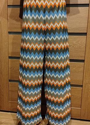Яркие брюки-кюлоты в стиле missoni 17&amp;co maja pants | новые с бирками | l