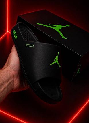 Чоловічі шльопанці jordan franchise slide    чорні жіночі шльопанці jordan franchise slide    женские/мужские шльопанци /тапочки на літо