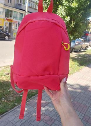 Рюкзак женский спортивный маленький для девочки розовый