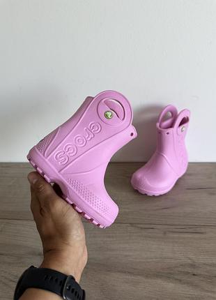 Чобітки чоботи крокси дитячі crocs оригінал