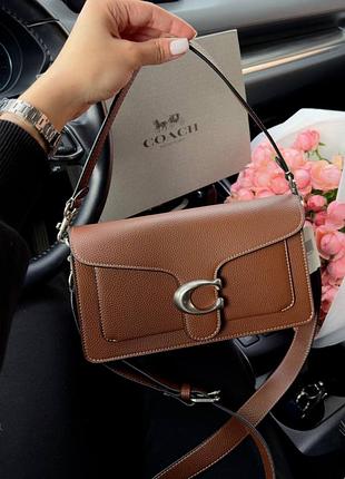 Жіноча сумка coach tabby 26 коричнева