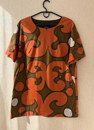 Оригінальна туніка-сукня marimekko × h&m, колекція a tribute to marimekko, р. 38/s/м
