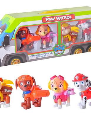 Набор игрушечных фигурок для детей paw patrol bambi 6057-2-uc (со скидкой — только повреждённая вакуумная упаковка)