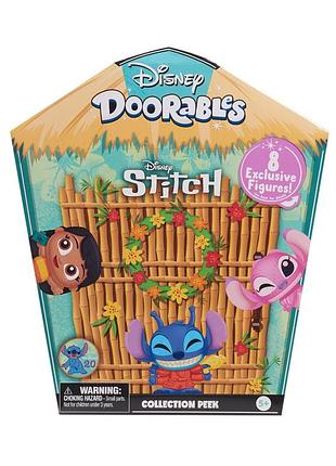 Набор для игр «большой дом стичей» disney doorables 44702, серия «collection peek»