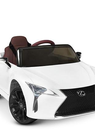 Электромобиль для детей lexus je1618eblr-1, до 30 кг, 3–5 км/ч, 2wd, дистанционное управление, белый