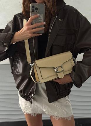 Жіноча сумка coach tabby 26 жовта