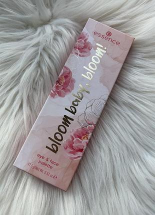 Essence bloom baby, bloom – 01 make it bloom / нова палетка для макіяжу очей та обличча