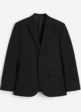 Чорний класичний піджак чоловічий новий h&m