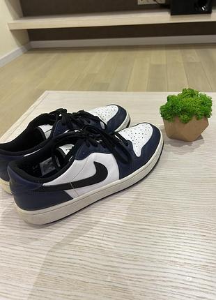 Оригінальні кросівки air jordan 1 low golf "midnight navy" (розмір 47)