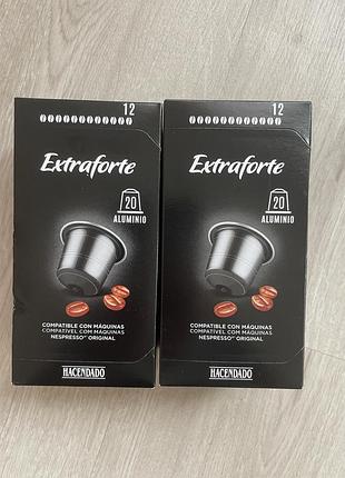 Надзвичайно міцні кавові капсули, сумісні з кавоварками nespresso hacendado